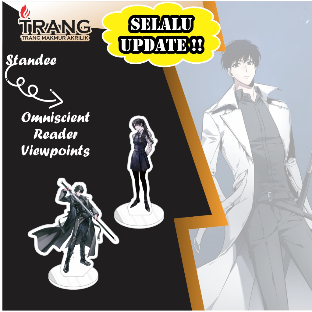 Standee Figure Akrilik Omniscient Reader Viewpoint / Standing Action figure Acrylic Omniscient Reade