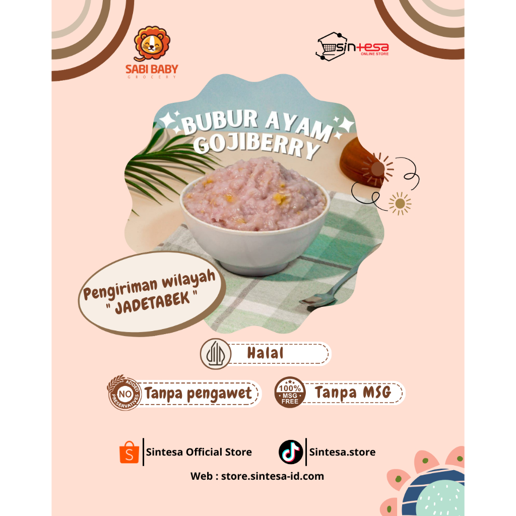 BUBUR MPASI LENGKAP (CATERING MPASI FROZEN BEKU) / DAIRY FREE/ BUBUR MPASI / MAKANAN ANAK FROZEN