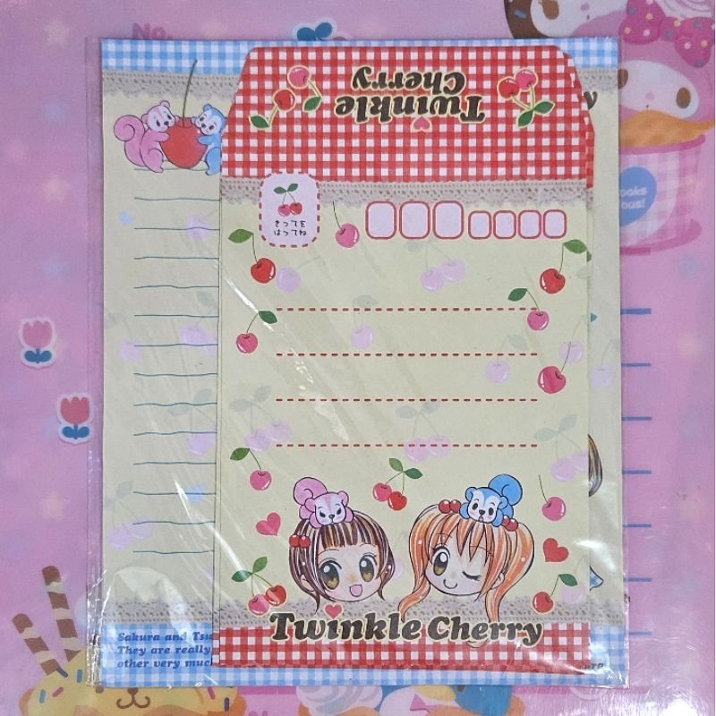 

Heisei Retro Twinkle Cherry letter set