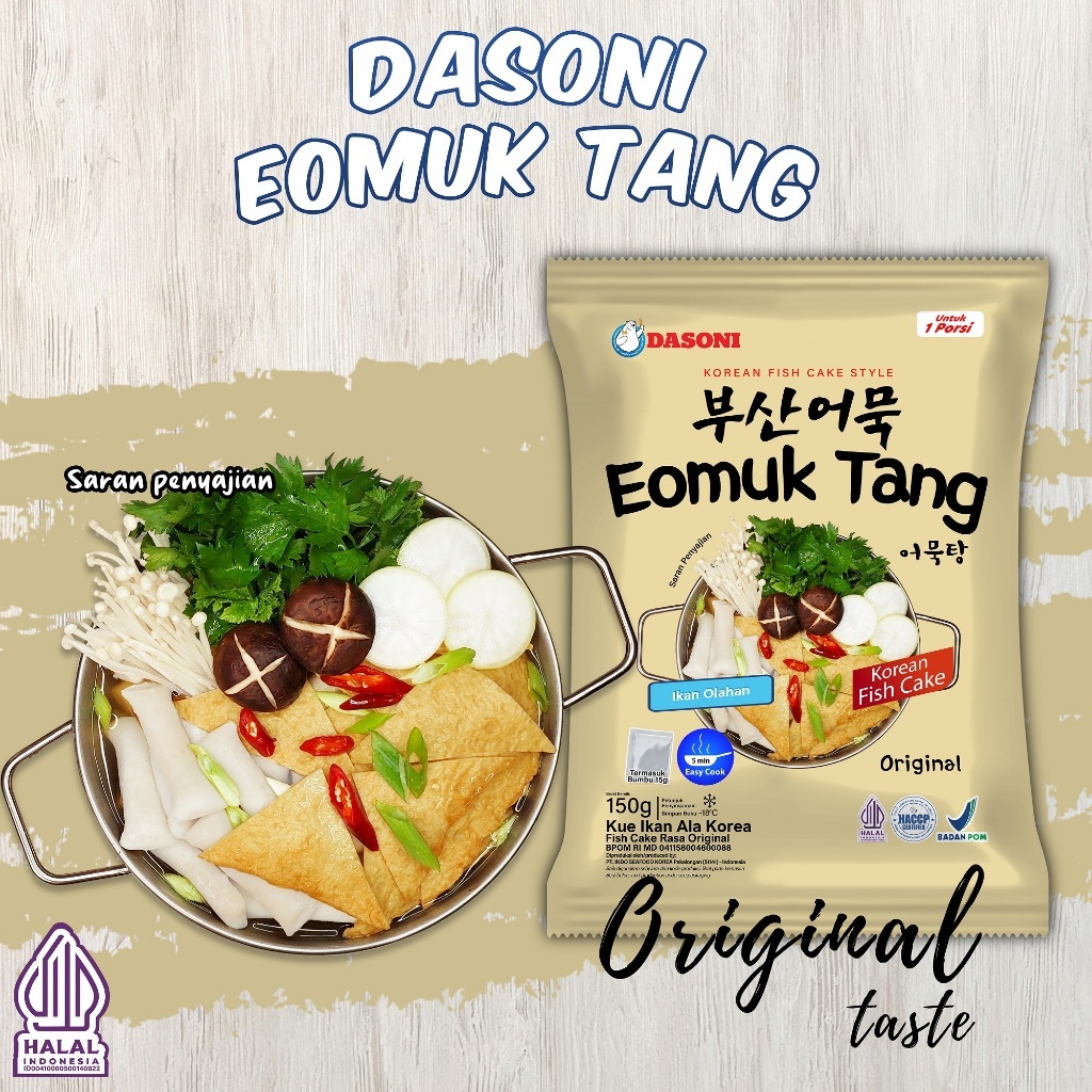 

Dasoni Eomuktang 150gr_Dengan Bumbu Original