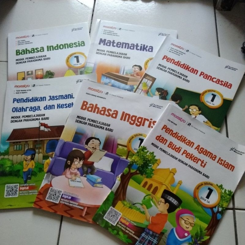 LKS MAESTRO SD KELAS 1A KURIKULUM MERDEKA TAHUN AJARAN 2024/2025