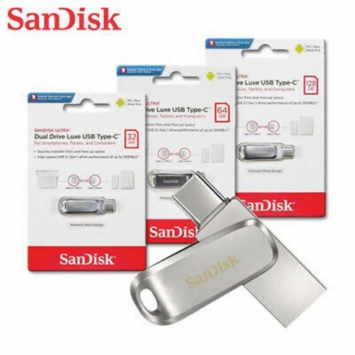 Flashdisk Sandisk OTG Type-C 64GB