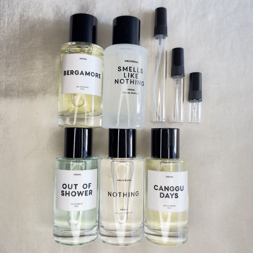[Decant Share] Usual Unusual Parfum - Smells Like Nothing | Bergamore | Canggu Days | One of a Kind