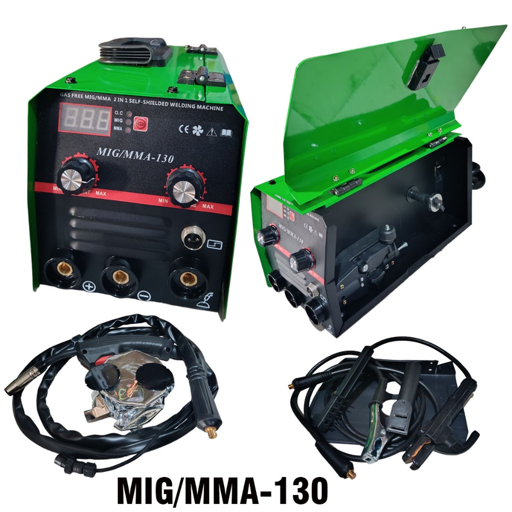 NEW RSK Mesin Las MMA/MIG-130 Las Listrik Welding Machine Mesin Travo Las Listrik Inventer MIG-130 F