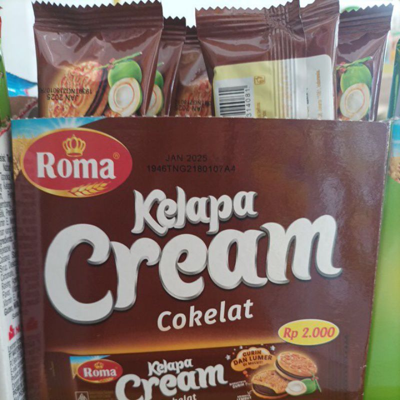 

roma kelapa cream coklat