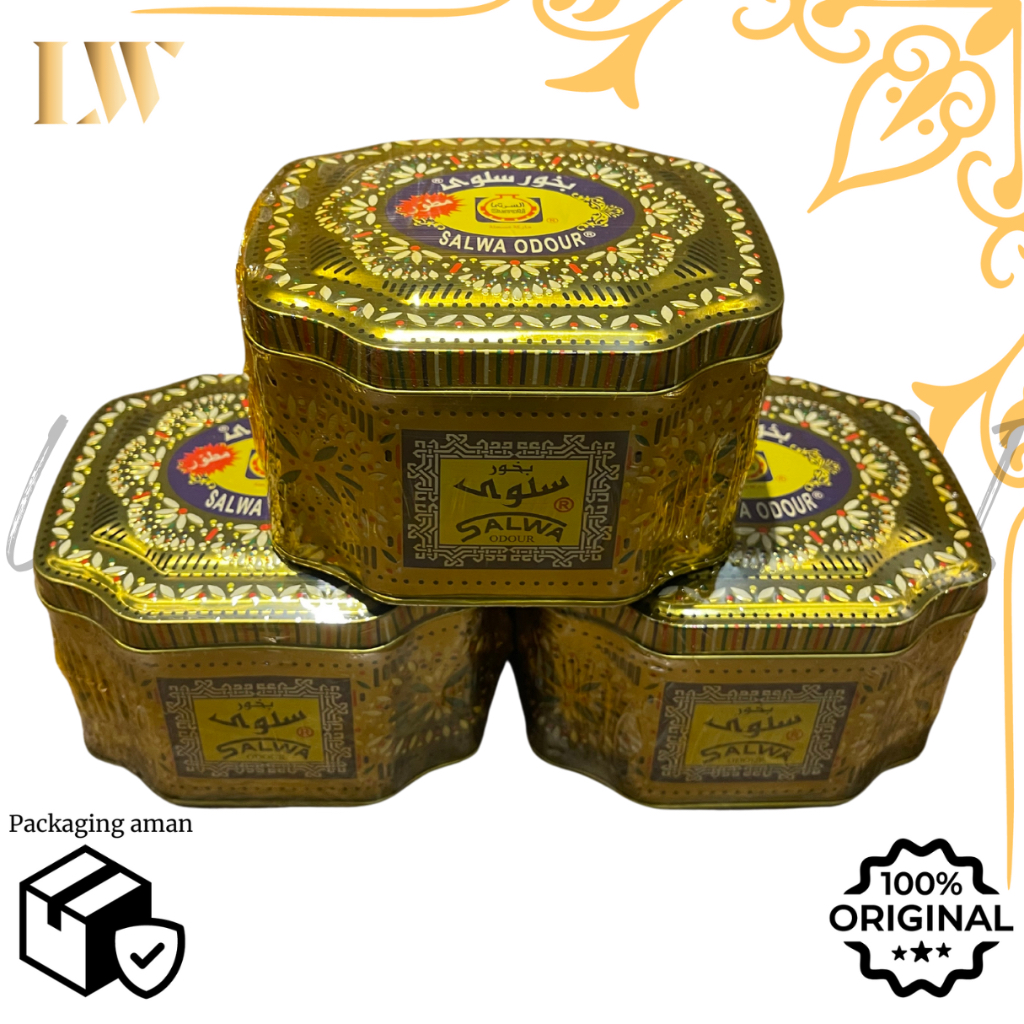 Bakhoor Salwa Odour Surrati kaleng 100gr / Bukhur Salwa Surrati/ Buhur Salwa ORIGINAL