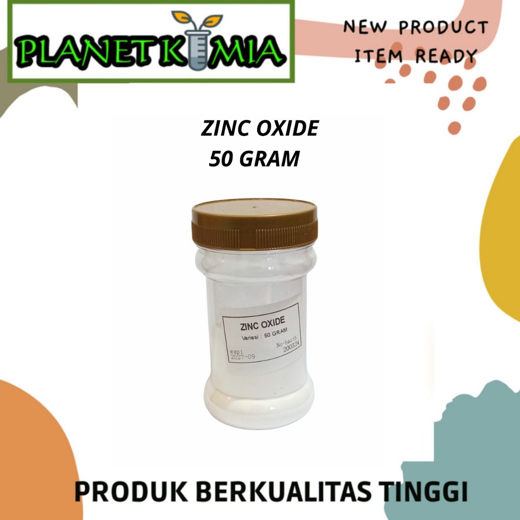 ZINC OXIDE / ZNO BEST QUALITY 50 GRAM