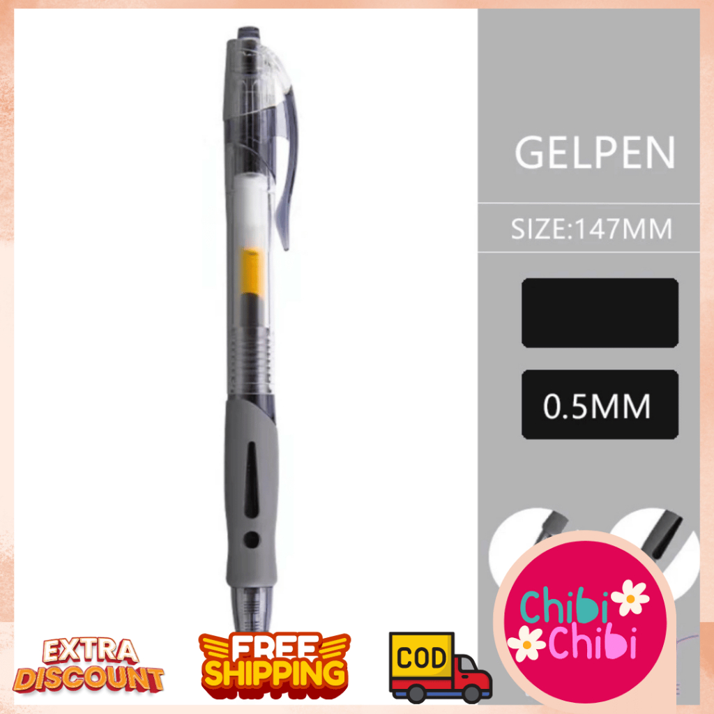 

Bolpen Gel Ink 0.5mm Standart Kantor Bolpen Cetekkan
