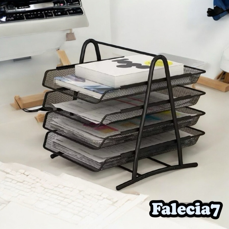 

Rak Dokumen File Susun Rak Kantor Tempat kertas bertingkat Besi Rak Buku 4 Susun 4 Tier