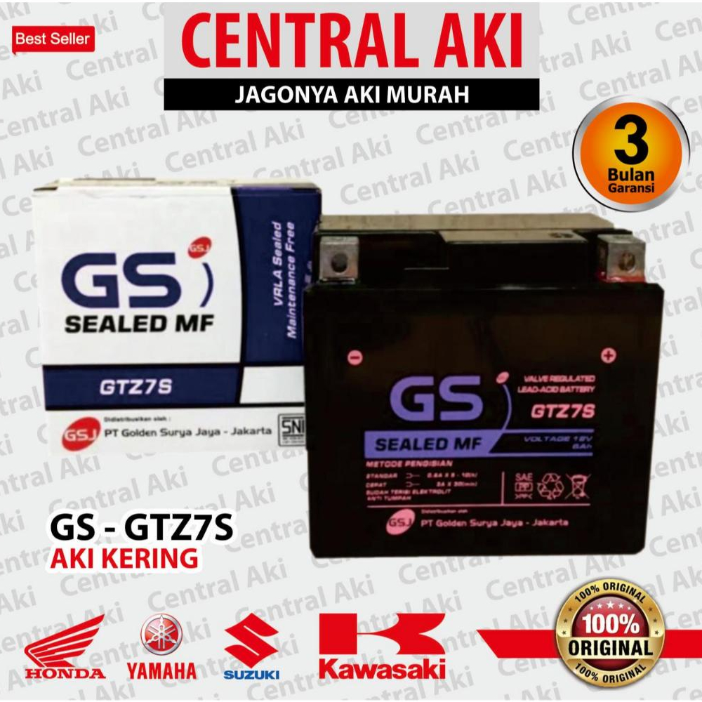 Aki Motor PCX 150 PCX 160 GTZ7S Aki Kering