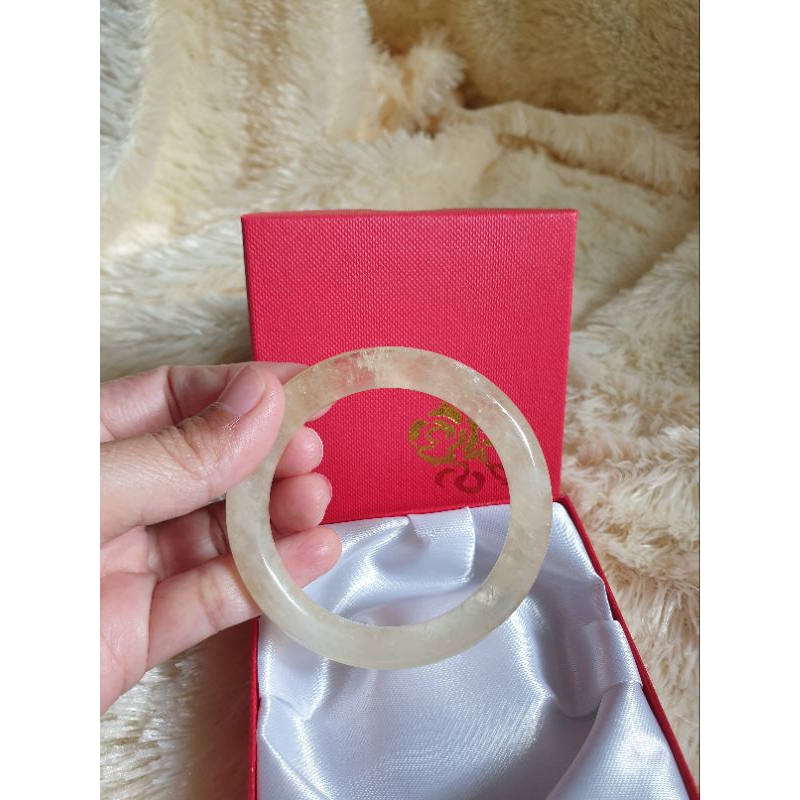 gelang batu kristal citrine