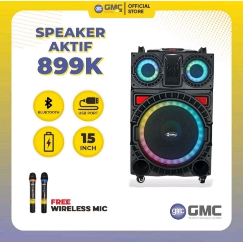 Speaker bluetooth portable GMC 899 K