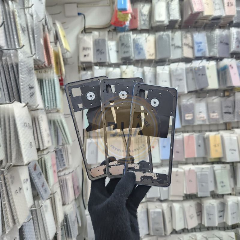 BEZEL TUTUP MESIN TULANG TENGAH BEZEL INFINIX HOT 40i X6528