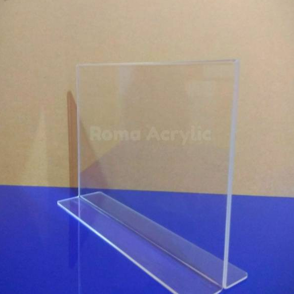 

Display brosur- akrilik tent card A5 T landscape