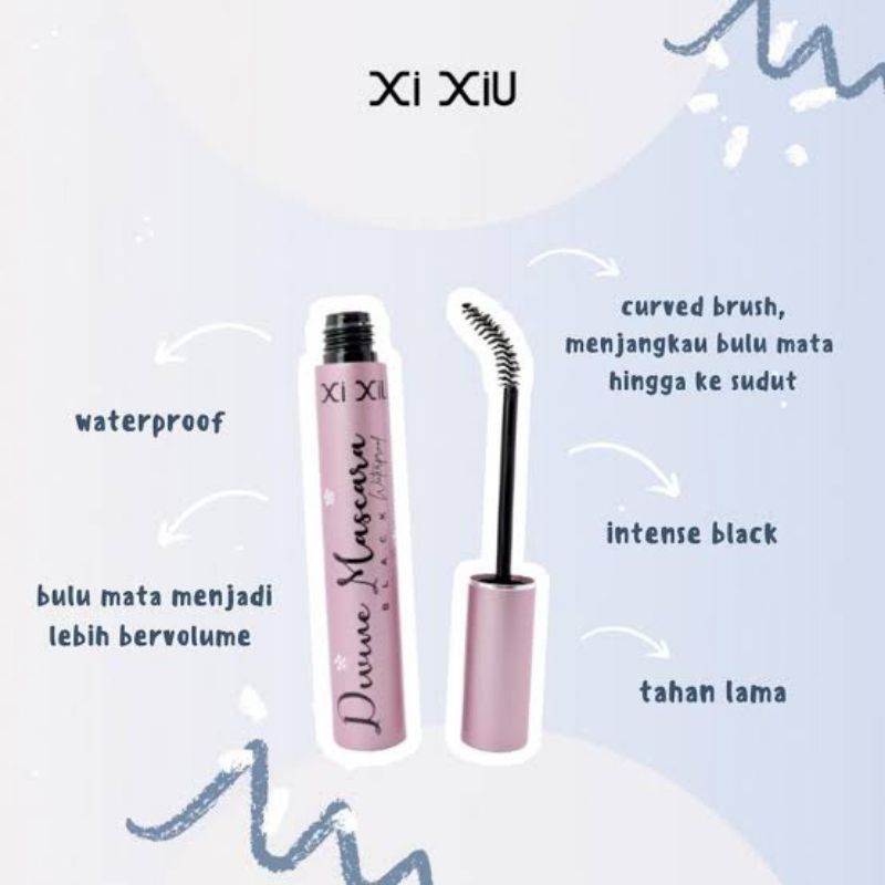 XIU XIU DEVINE MASCARA BLACK WATERPROOF