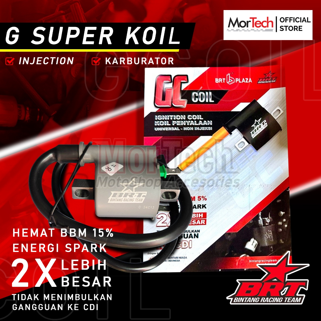 Koil Coil BRT Racing GC Koil Original Free Busi BRT Universal Motor Karburator Carbu dan Injeksi Inj