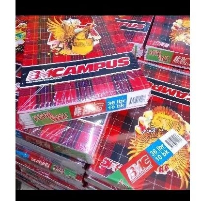 

BUKU TULIS BMCAMPUS 36 LEMBAR // 10 BUKU PER 1 PAK