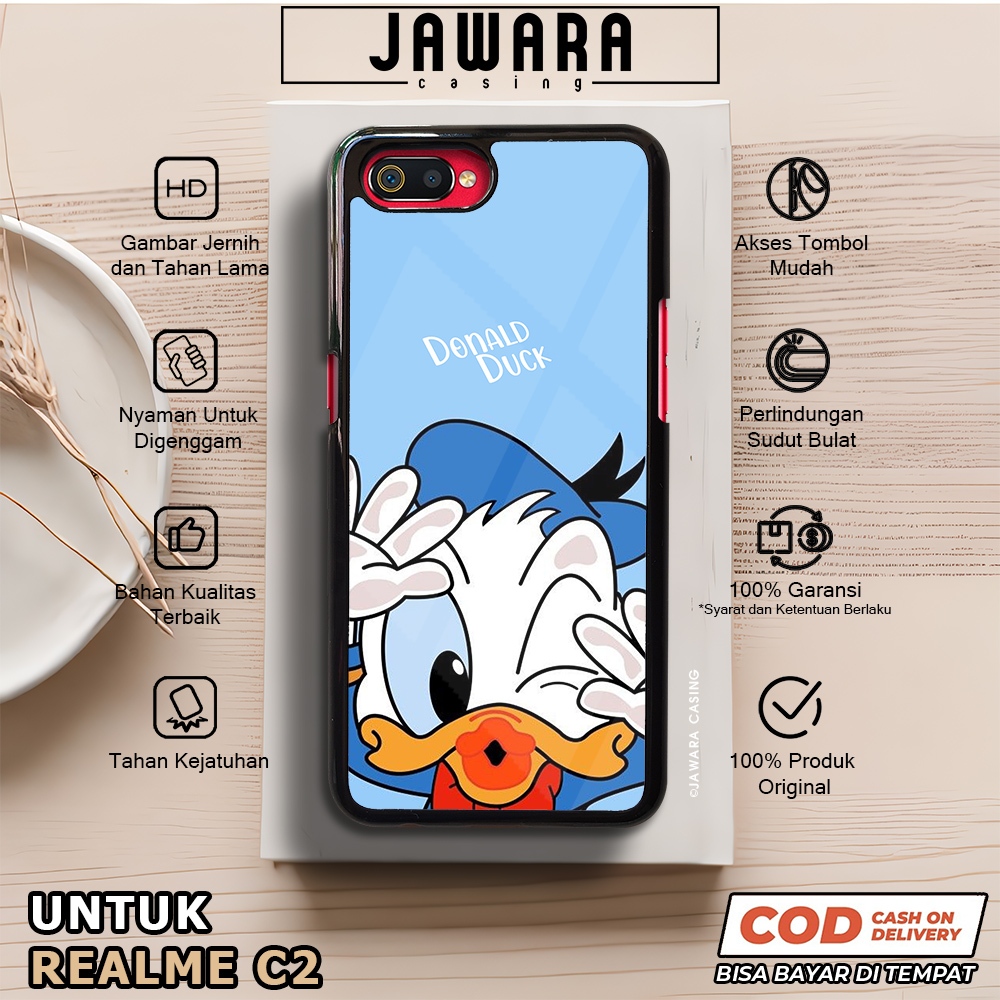 Case Realme C2 Casing Realme C2 [DSNY] Premium Case Glossy Case Hp Realme Jawara Casing Hp Realme C2