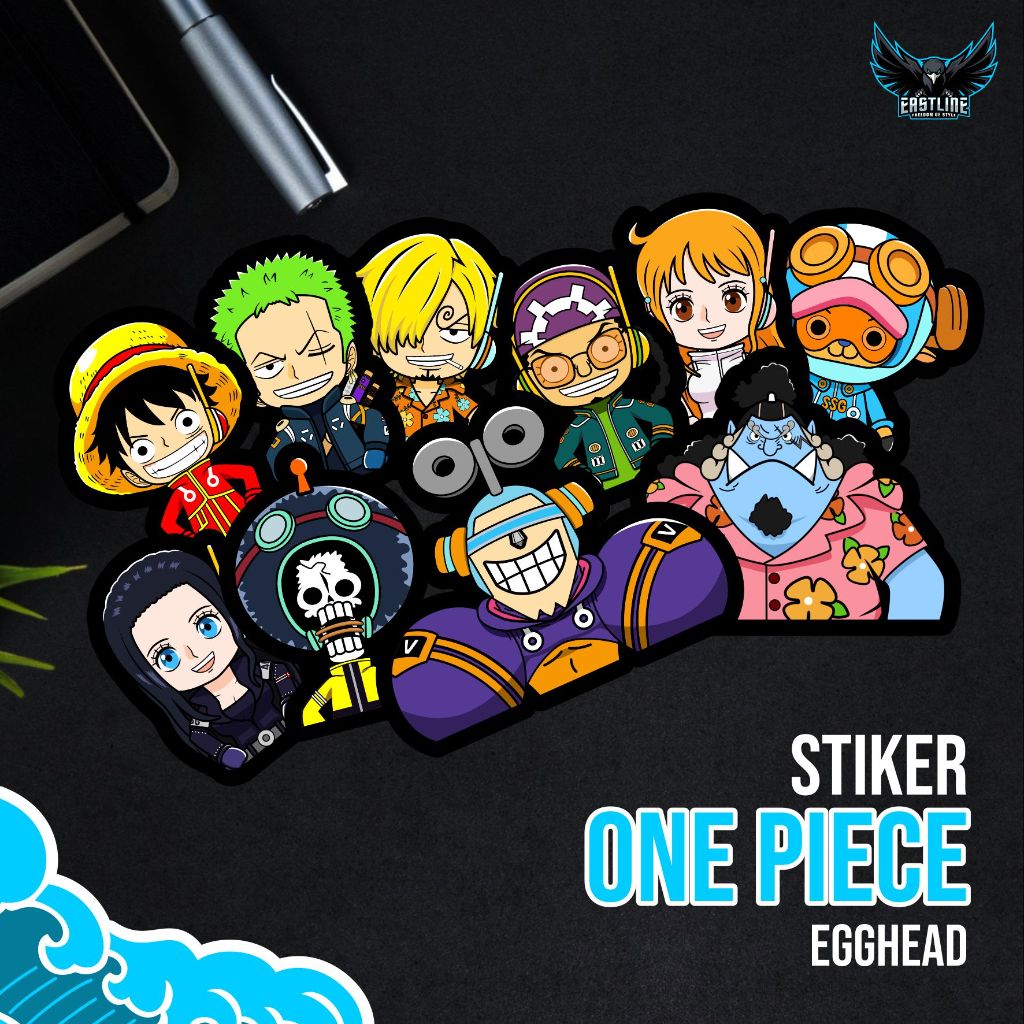

Stiker Sticker Anime One Piece Egghead Chibi Cute Lucu Laptop Motor Helm Vinyl Doff Lebih Awet dan Tahan Lama