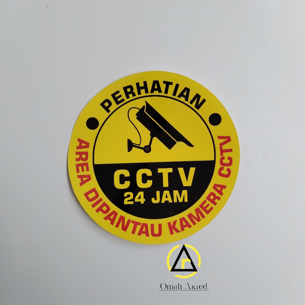 

Stiker Area Dipantau CCTV - CCTV 24 Jam