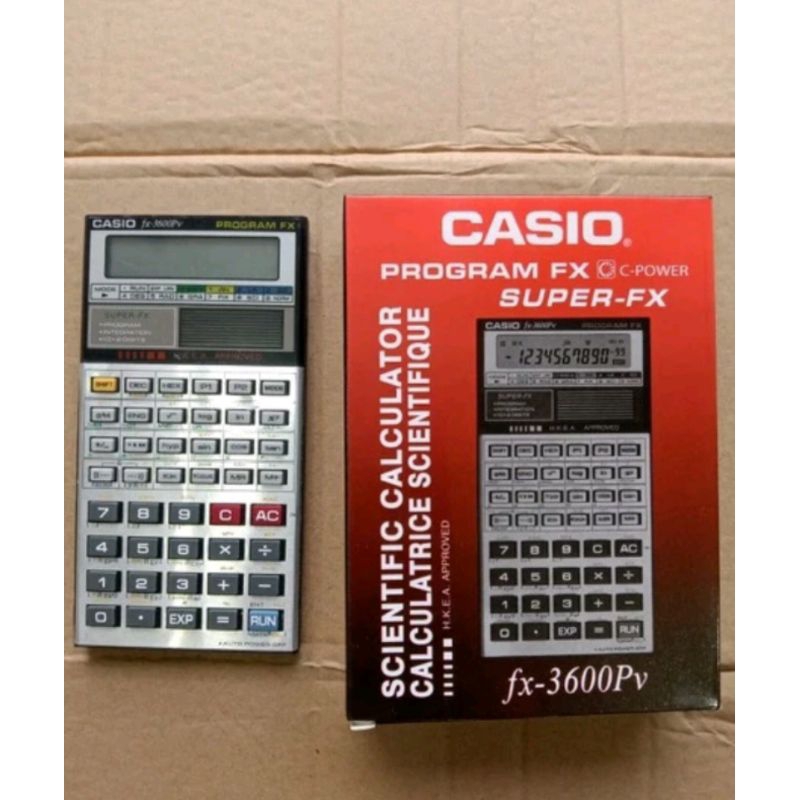 

TERMURAH‼️Kalkulator Scientific Casio Fx-3600PV ( Stok Terbatas )