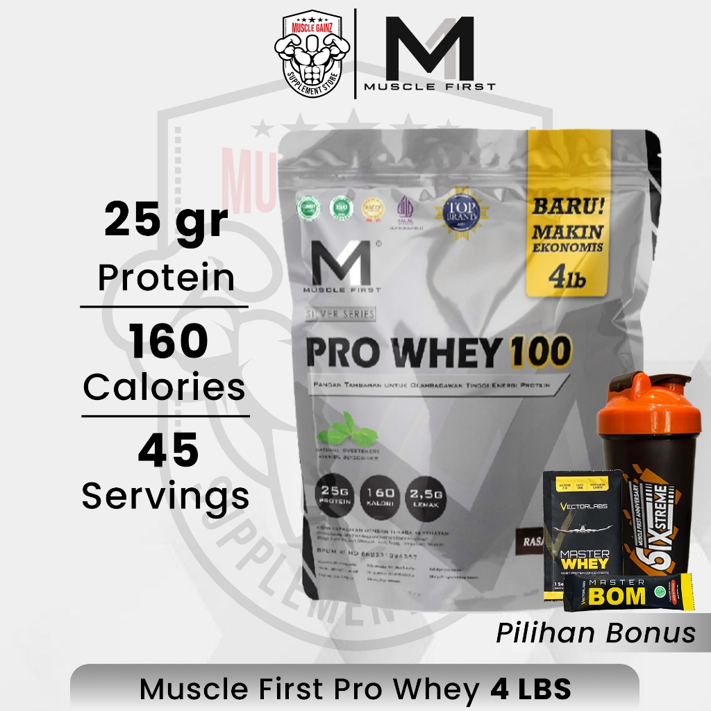 M1 Pro Whey 4lbs Muscle First Whey Protein Susu Protein Susu Fitness