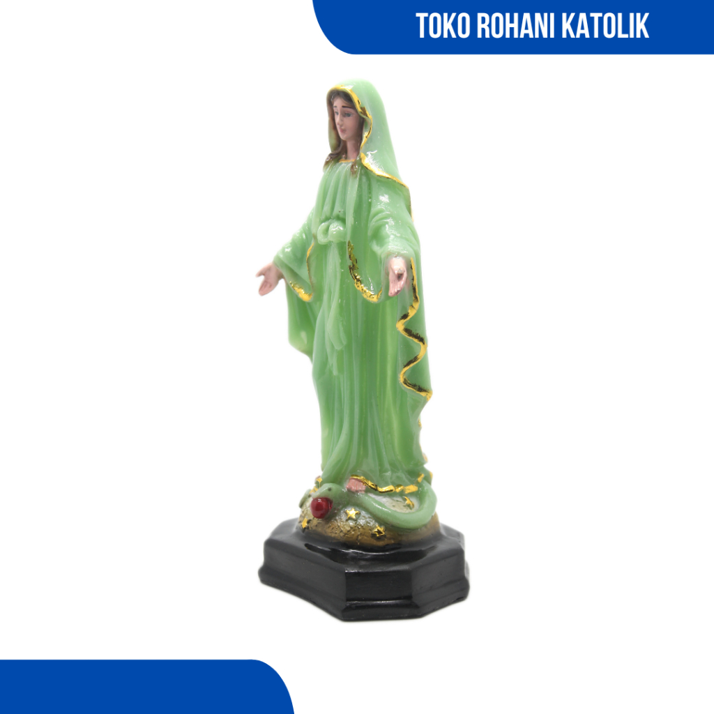 PROMO PATUNG MARIA 25 CM FOSFOR (Glow in the Dark) / PATUNG BUNDA MARIA / PATUNG KATOLIK FOSPOR