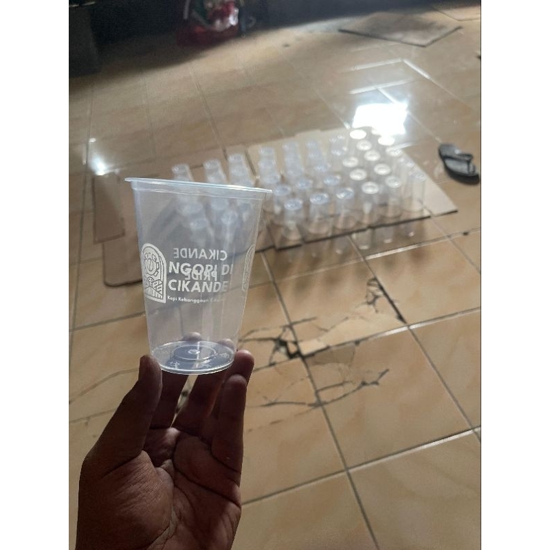 SABLON CUP PLASTIK THINWALL FLAT CUP INJECTION BISA (CUSTOM) #sablon cup plastik#custom sablon cup p