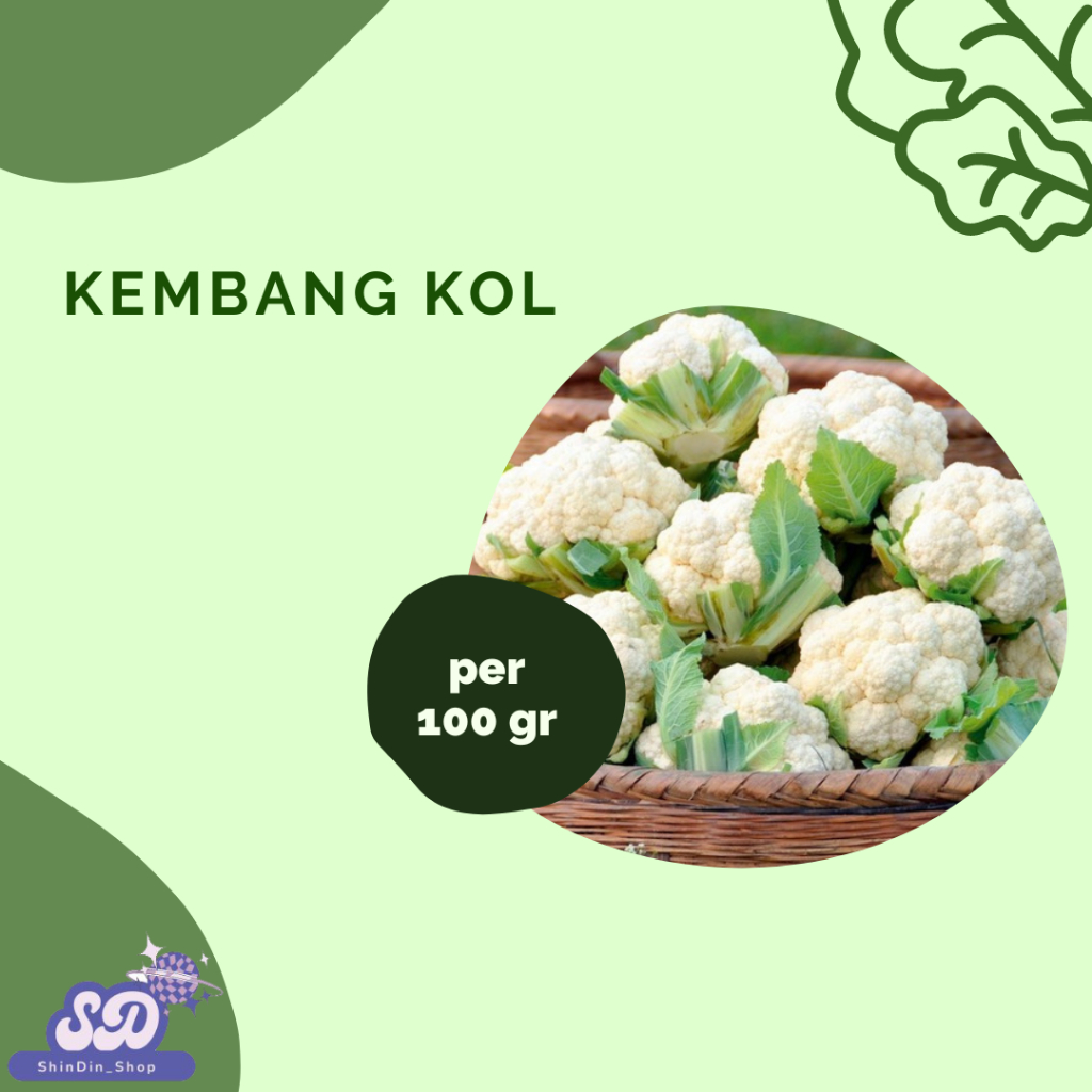 

KIRIM INSTAN Kembang Kol 250gr