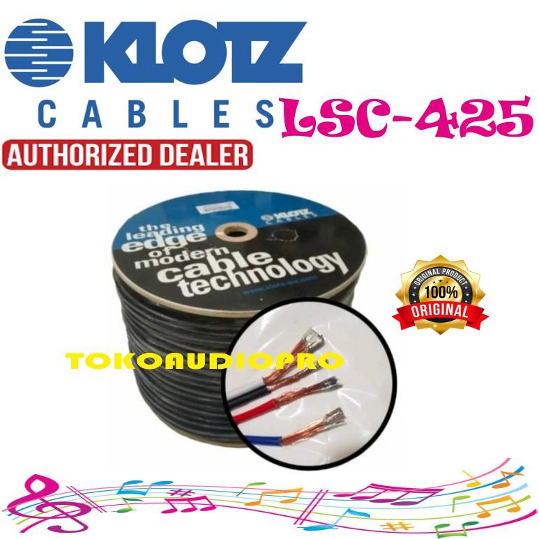 Kabel Klotz LSC425 4x2.5mm Kabel Speaker Premium Original LSC-425ys