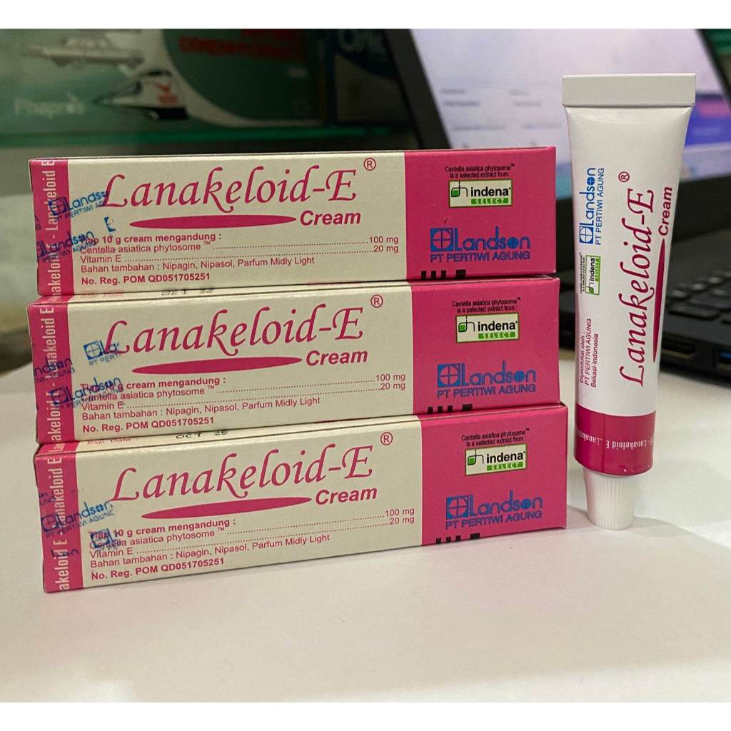 LANAKELOID E Krim/Salep Keloid Pasca Operasi dan Bekas Luka Bakar