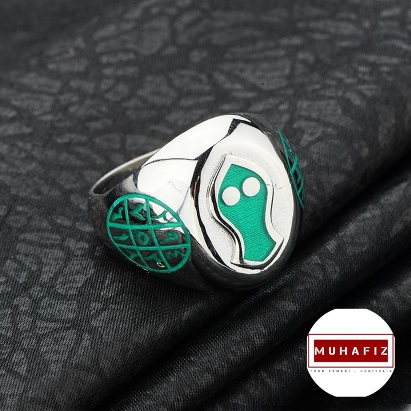 Cincin Perak Osmanli / Cincin Terompah Huruf Arab Turki Silver 925