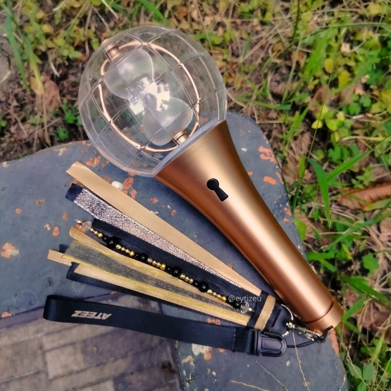 ATEEZ Kpop Lightstick Tassel – ATINY Lightiny Accessory – Gantungan Lightstick.