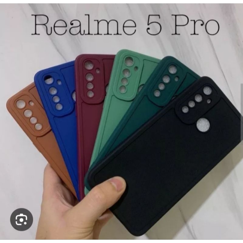 Softcase Silikon Case Pro Camera Realme 5 PRO