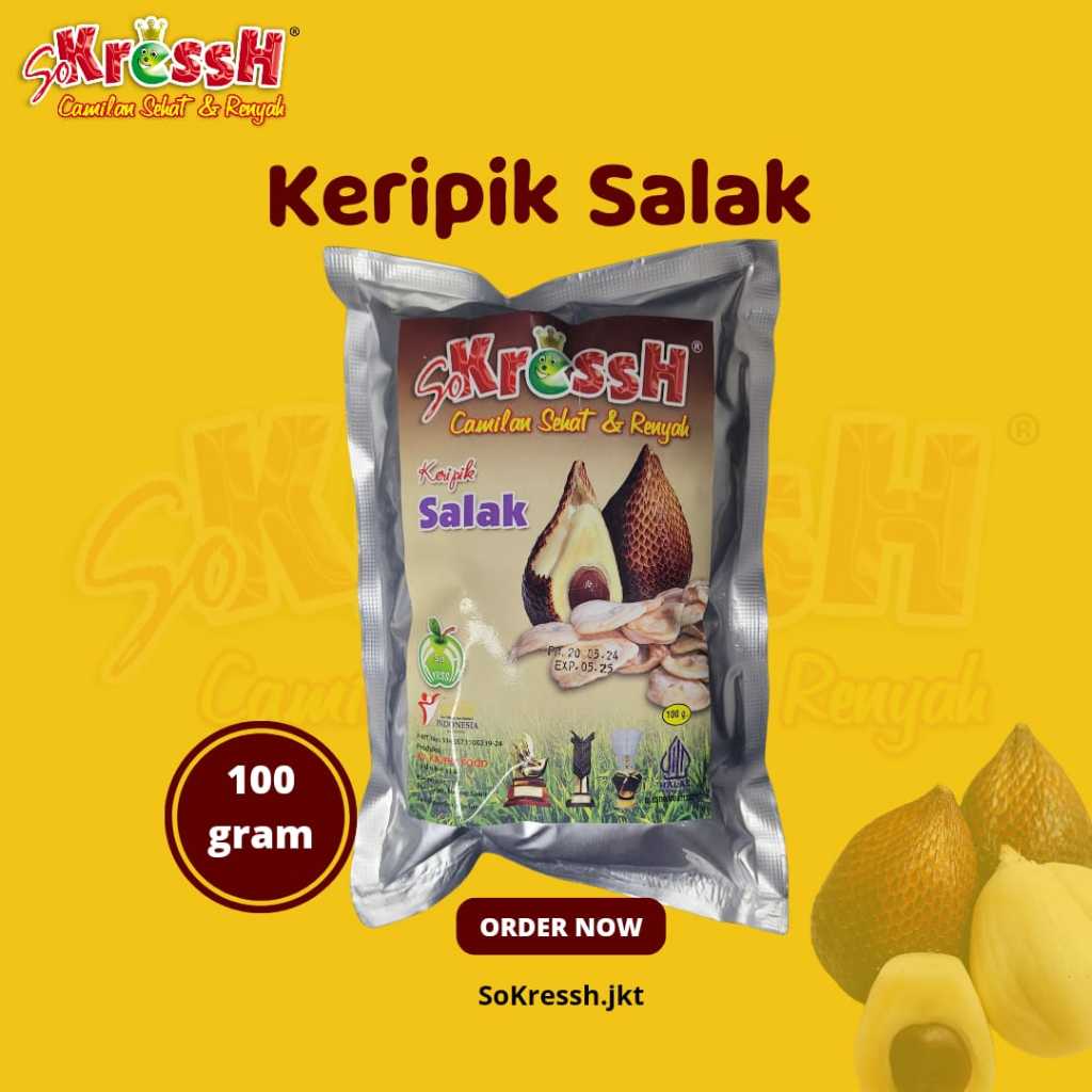 

Keripik Buah Salak Sokressh