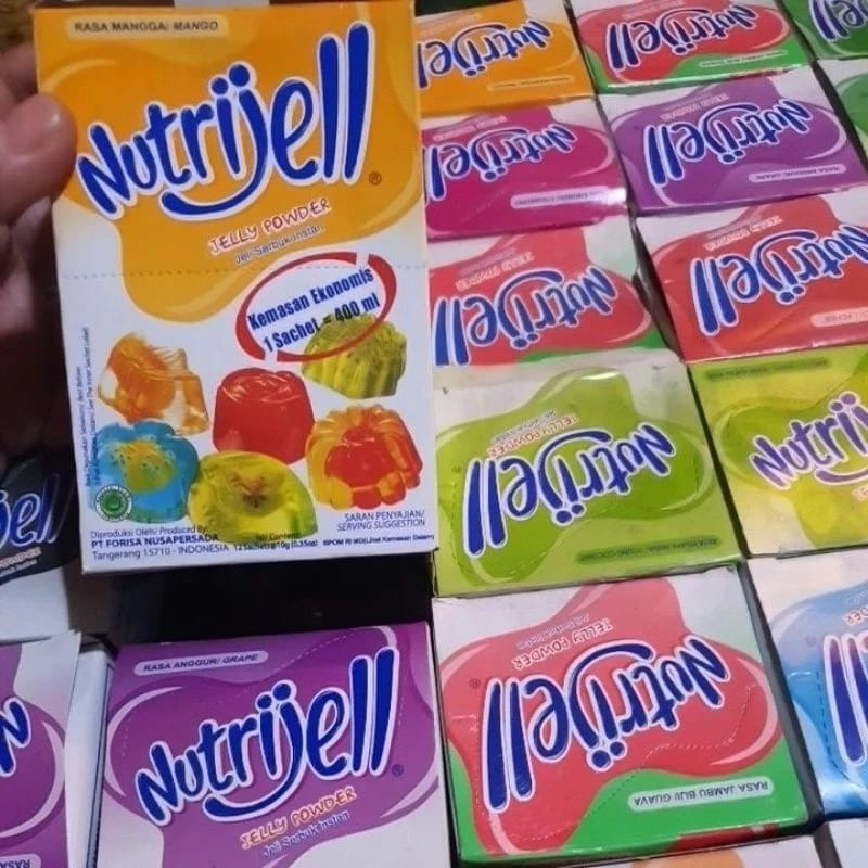 

Nutrijell 1 box isi 12 sacshet