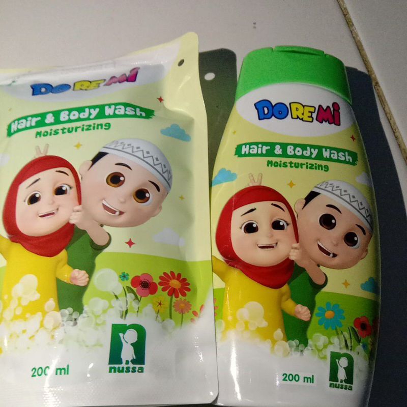Doremi Hair&Body Wash, Shampoo. Nusa&Rara