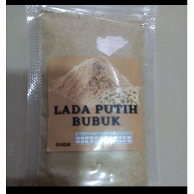 

37. rempah lada putih bubuk halus