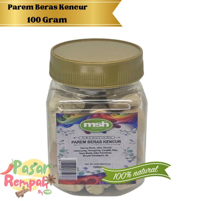 

Parem Beras Kencur Premium 100g