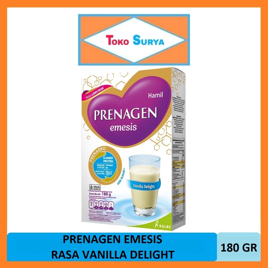 Prenagen Emesis Susu Ibu Hamil 0-3 Bulan Rasa Vanilla Delight 180 Gr