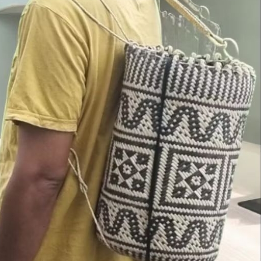 TAS ANJAT RANSEL ROTAN TSS ANJAT BESAR TAS ANJAT TUTUP FURING  TAS ETNIK DAYAK