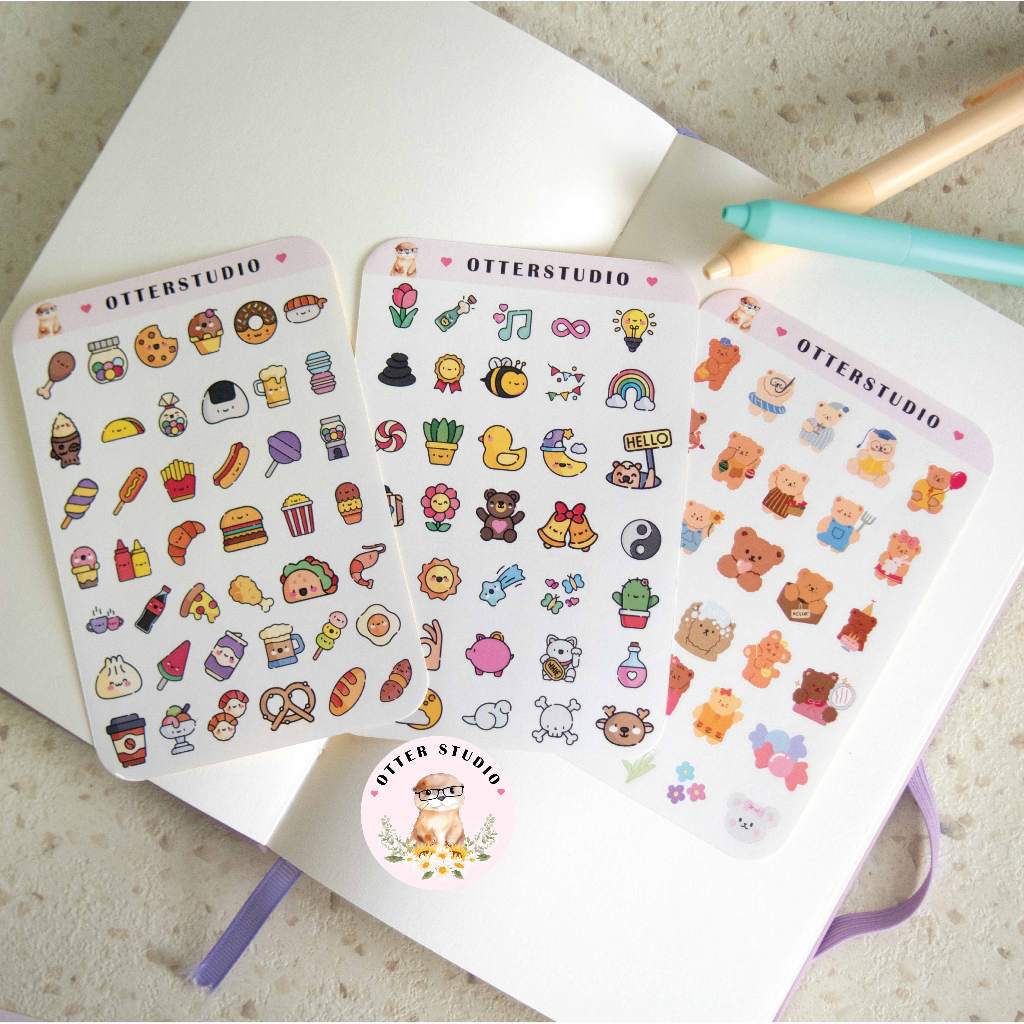 

OTTERSTUDIO- (7)Mini sticker /journaling / sticker journal/ sticker icon