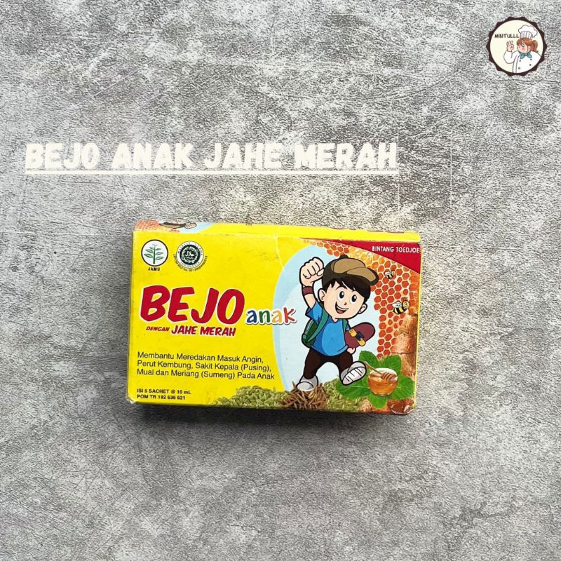 

[PACK] BEJO ANAK JAHE MERAH HERBAL MASUK ANGIN MUAL FLU ISI 5 SACHET