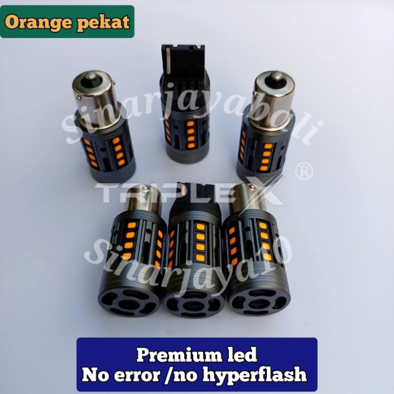 lampu sein led bau15s ba15s t20 7440 no hyperflash tidak kedip cepat kipas pendingin