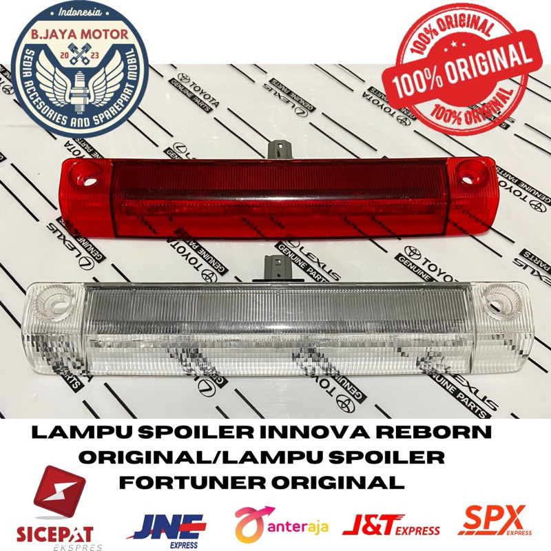 Lampu Spoiler Innova Reborn Original/Lampu Spoiler Fortuner Original