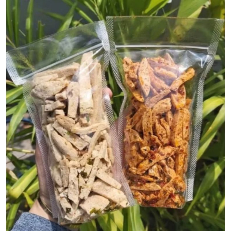 

100gram Basreng Stik Original Asin Gurih Daun Jeruk dan pedas renyah kriuk baso goreng rempah Captain Cemilan cemilan snack snack