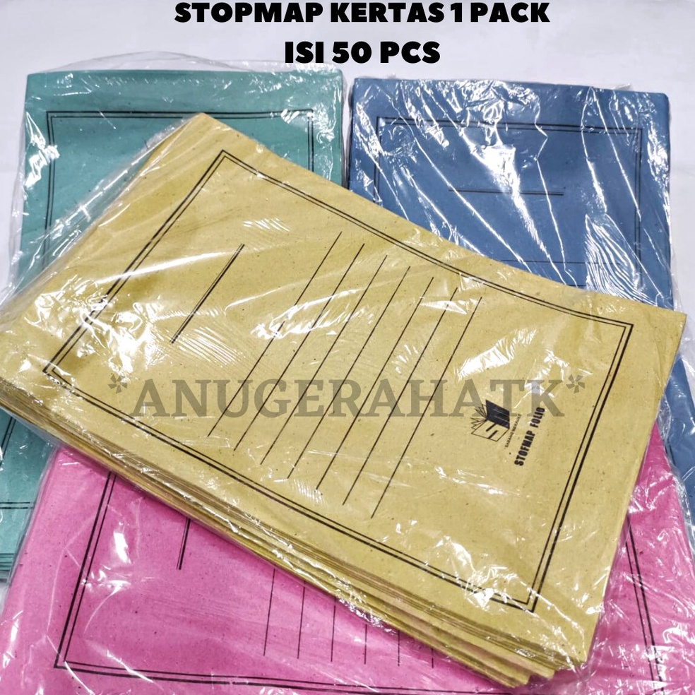 

Mau Hemat 1PACK5 Pcs Stopmap Kertas Folio Map Kertas ISI 5 MAP