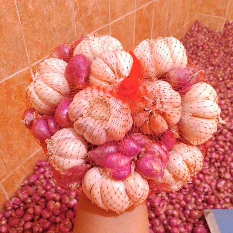 

campur bawang putri bawang merah free 250g bawang merah Thailand