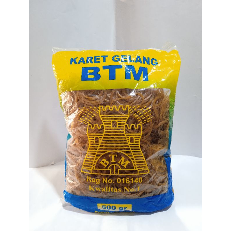 

BTM karet gelang kuning 500gr