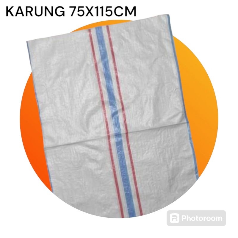 Karung plastik 100kg / Karung plastik 75x115cm / kampil 100kg